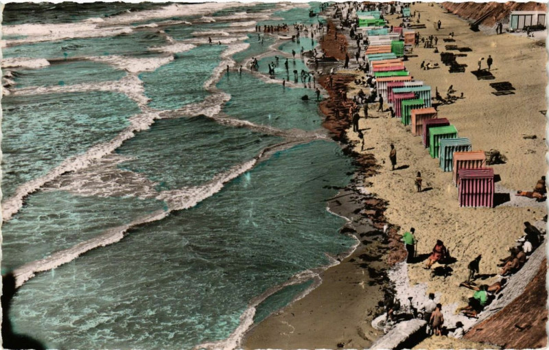 Carte postale ancienne Le Portel La Plage au Portel