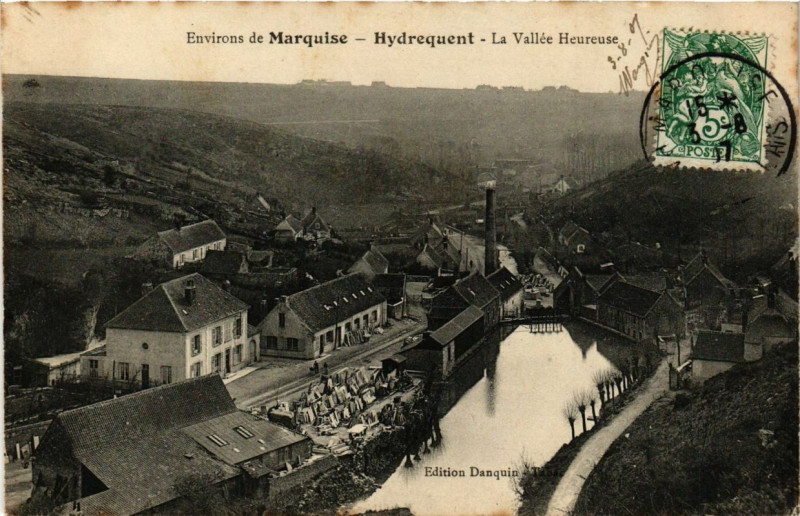 Carte postale ancienne Hydrequent La Vallée Hereuse