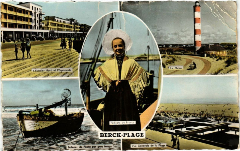 Carte postale ancienne Berck-Plage à Berck