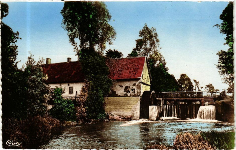 Carte postale ancienne Saint-Pol-sur-Ternoise - Le Moulin de Gauchin à Gauchin-Verloingt