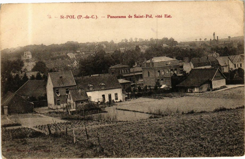 Carte postale ancienne Saint-Pol-Panorama de Saint-Pol