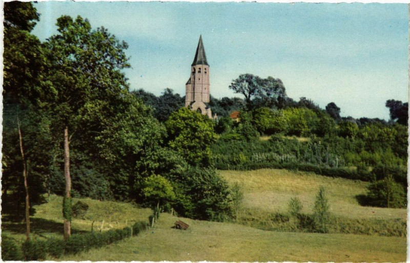 Carte postale ancienne Saint-Pol-sur-Ternoise - L'Eglise de Saint-Michel à Saint-Pol-sur-Ternoise