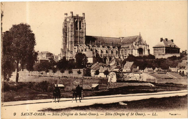 Carte postale ancienne Saint-Omer - Sitiu à Saint-Omer