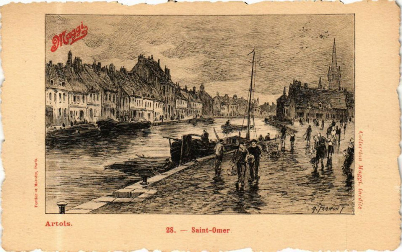 Carte postale ancienne Saint-Omer à Saint-Omer