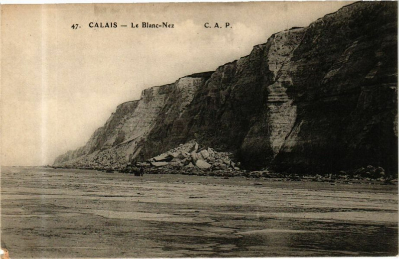Carte postale ancienne Calais - Le Blanc-Nez à Calais
