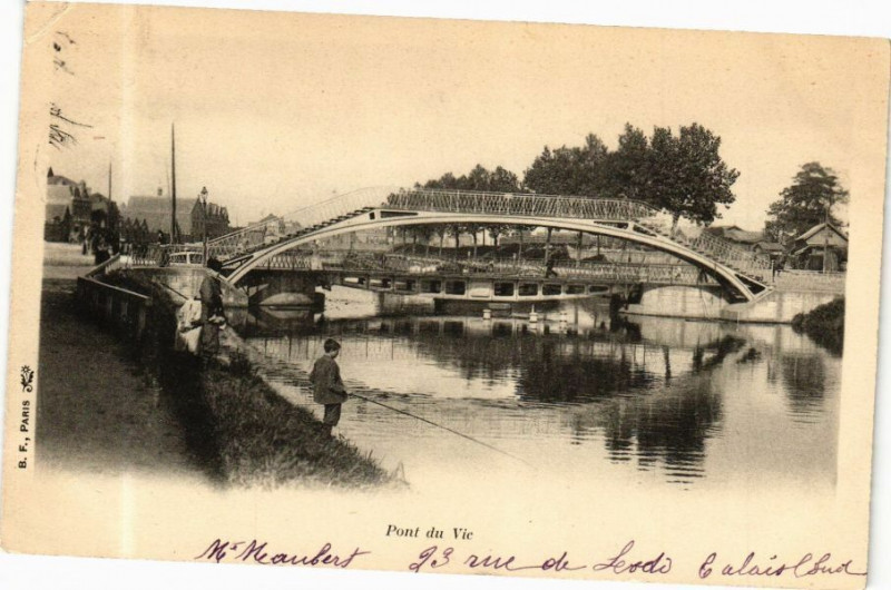 Carte postale ancienne Pont du Vic