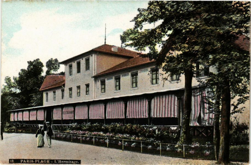 Carte postale ancienne Paris-Plage - L'Hermitage