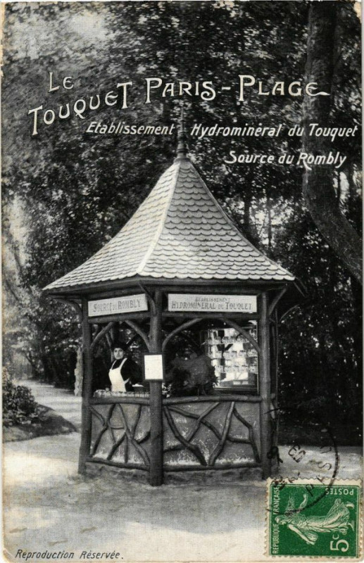 Carte postale ancienne Le Touquet-Paris-Plage - Etablissement Hydrominéral du Touquet au Touquet-Paris-Plage