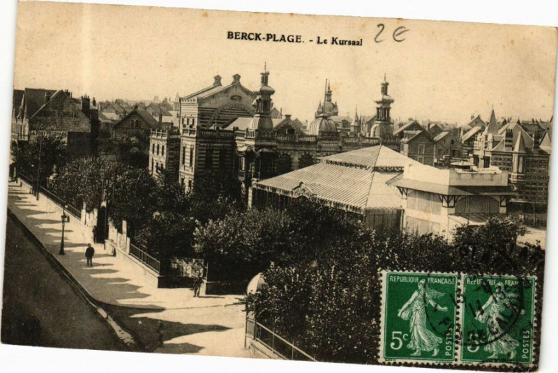 Carte postale ancienne Berck-Plage - Le Kursaal à Berck