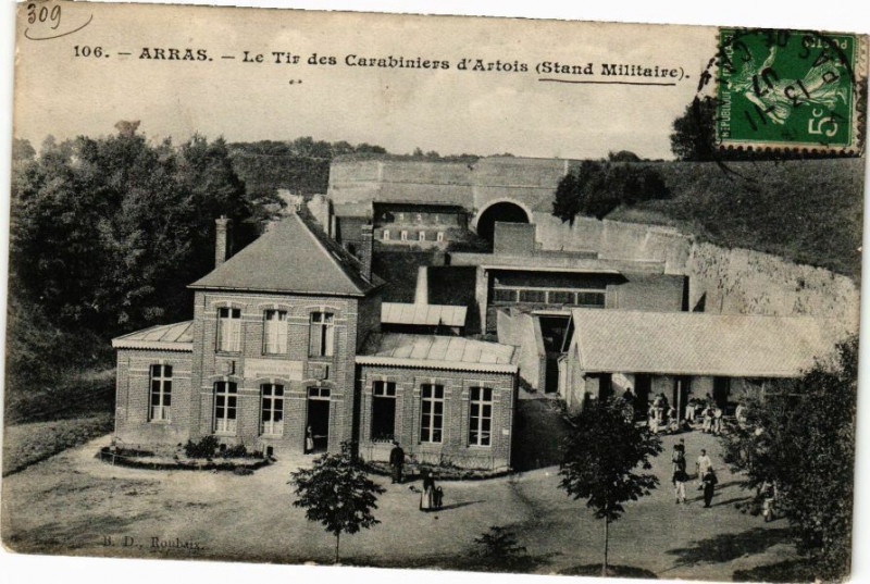 Carte postale ancienne Arras - Le Tir des Carabiniers d'Artois à Arras