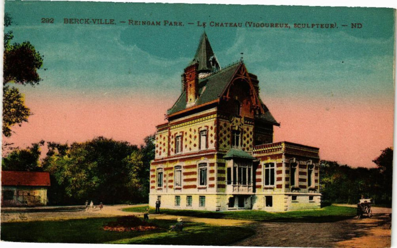 Carte postale ancienne Berck-Ville - Reingam park à Berck