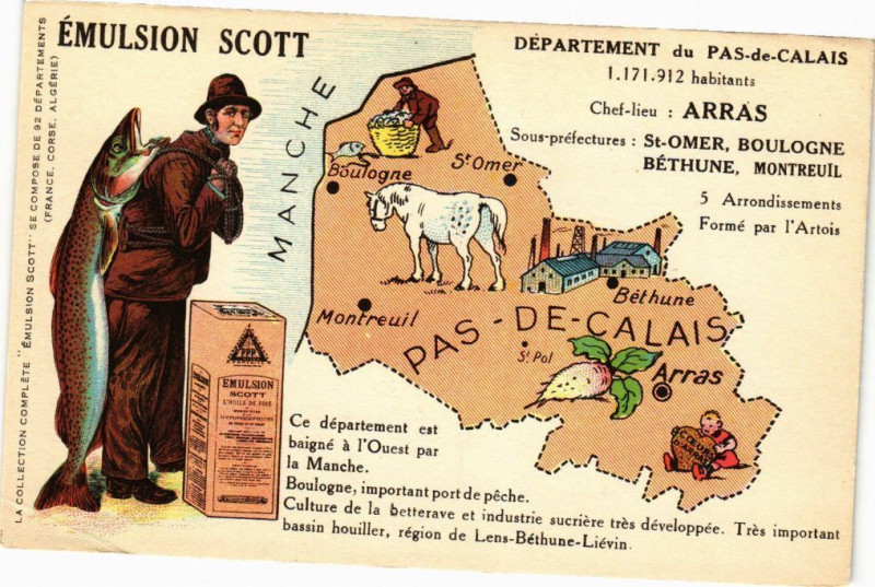 Carte postale ancienne Emulsion scott