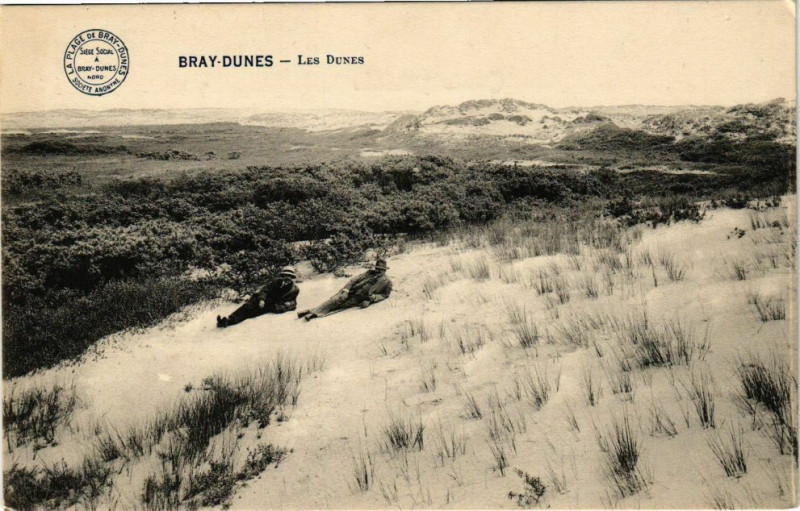 Carte postale ancienne Bray - Dunes - Les dunes