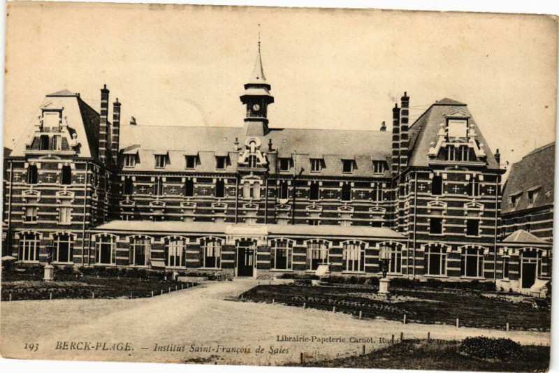 Carte postale ancienne Berck-Plage - InstitutSaint-- - francois de sales à Berck