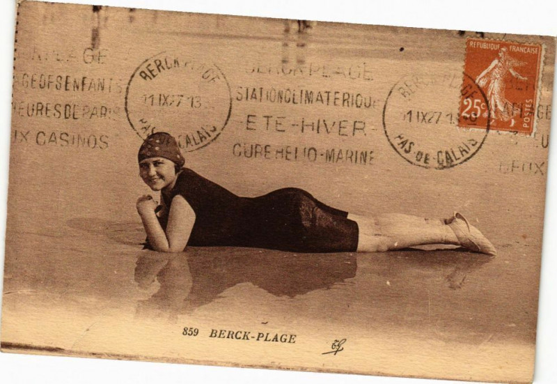 Carte postale ancienne Berck-Plage à Berck