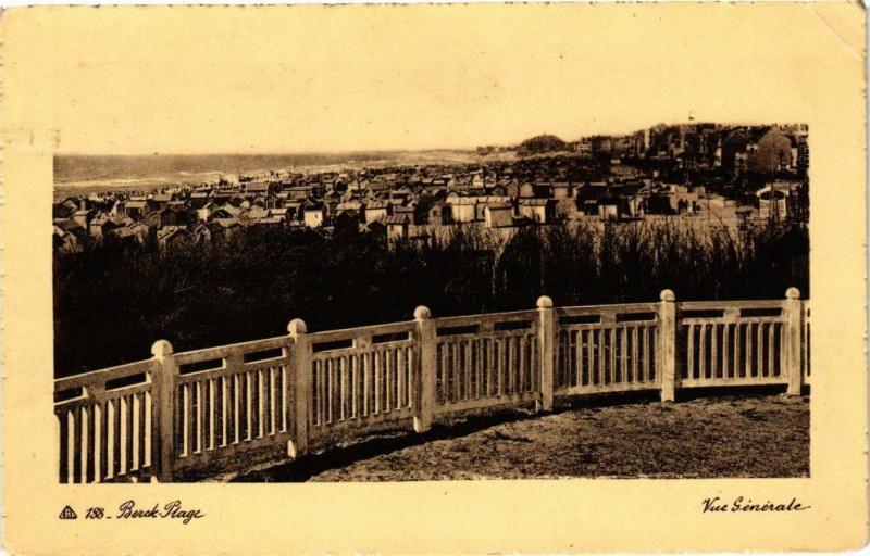 Carte postale ancienne Berck-Plage - Vue générale à Berck
