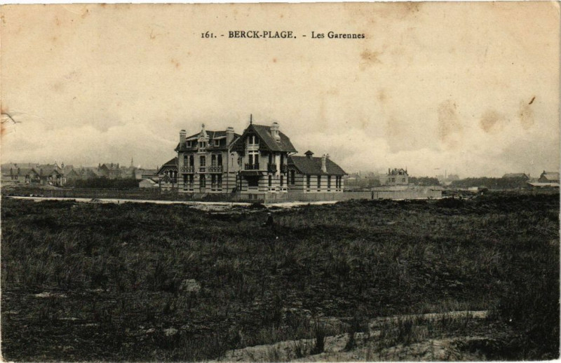 Carte postale ancienne Berck-Plage - Les garennes à Berck