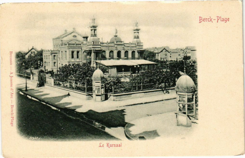Carte postale ancienne Berck-Plage - Le kursaal à Berck