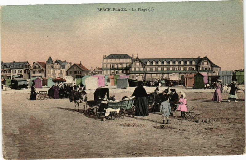 Carte postale ancienne Berck-Plage - La Plage à Berck