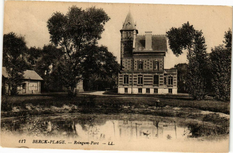 Carte postale ancienne Berck-Plage - Reingam parc à Berck