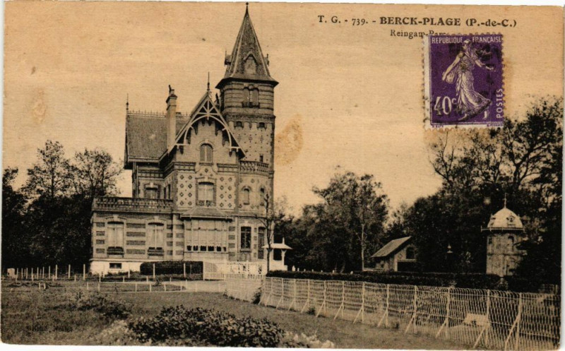 Carte postale ancienne Berck-Plage - Reingam à Berck