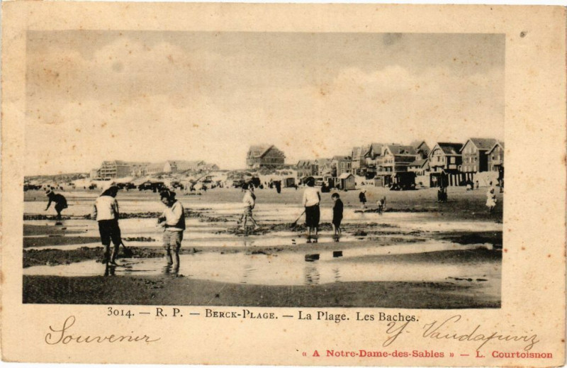 Carte postale ancienne Berck-Plage - La Plage à Berck