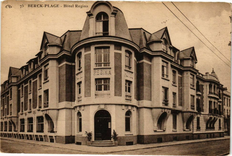 Carte postale ancienne Berck-Plage - Hotel Regina à Berck