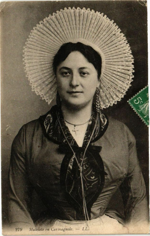Carte postale ancienne Matelote en Carmagnole