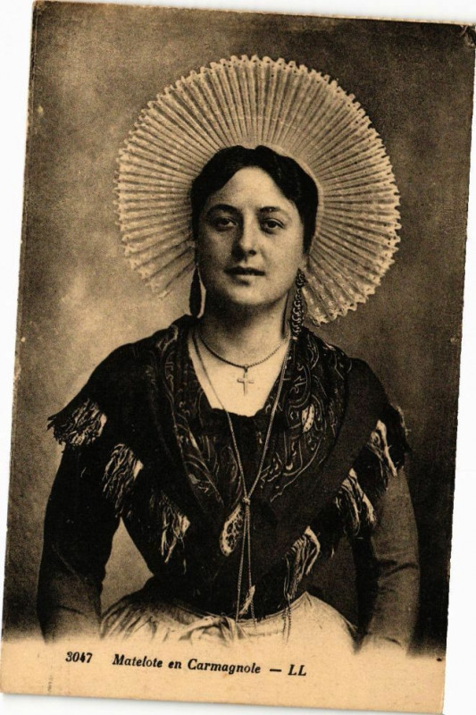 Carte postale ancienne Matelote en Carmagnole