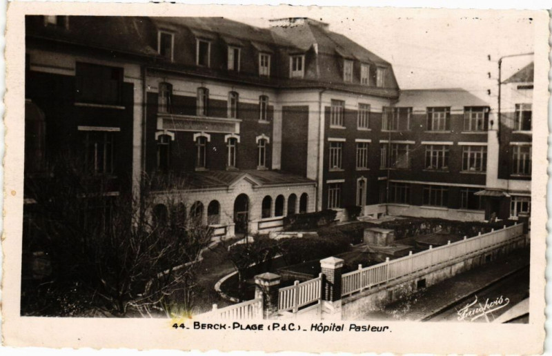 Carte postale ancienne Berck-Plage - Hopital pasteur à Berck