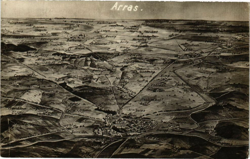 Carte postale ancienne Arras à Arras