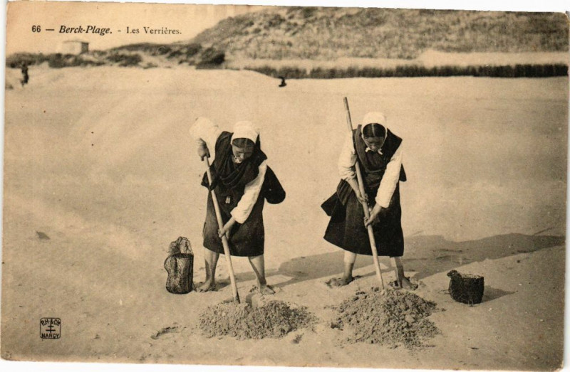 Carte postale ancienne Berck-Plage - Les Verrieres à Berck