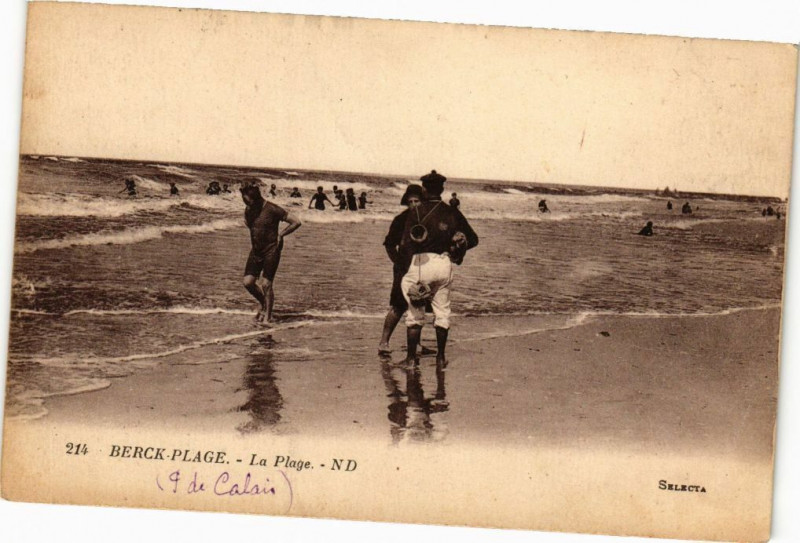 Carte postale ancienne Berck-Plage - La Plage à Berck