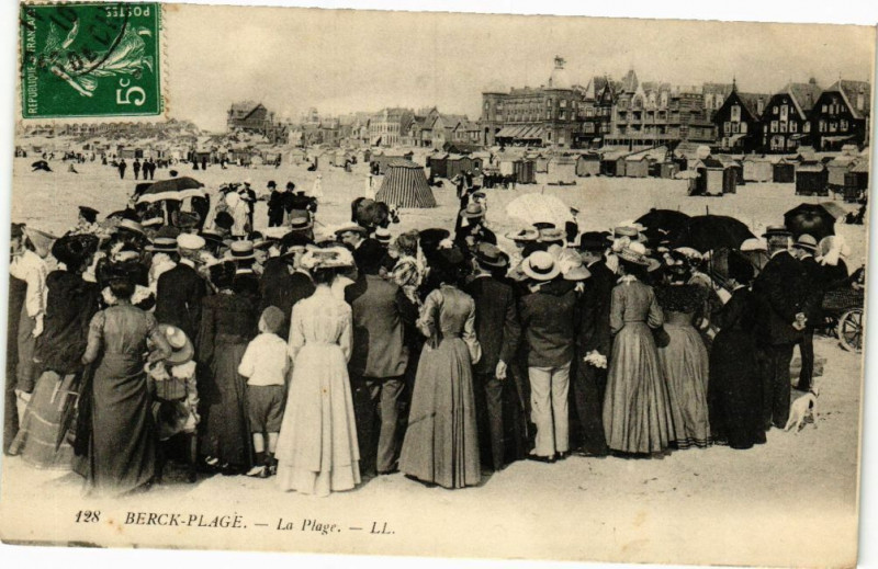 Carte postale ancienne Berck-Plage - La Plage à Berck