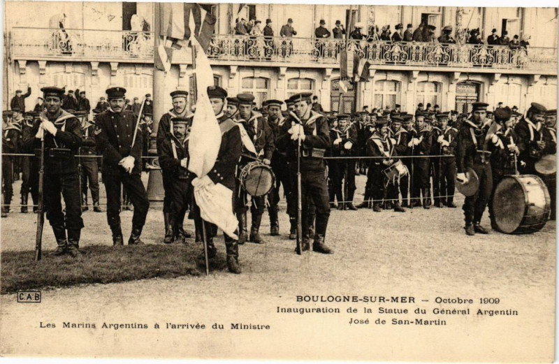 Carte postale ancienne Boulogne-sur-Mer - October 1909 à Boulogne-sur-Mer