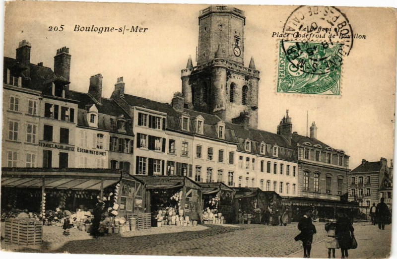 Carte postale ancienne Boulogne-sur-Mer à Boulogne-sur-Mer