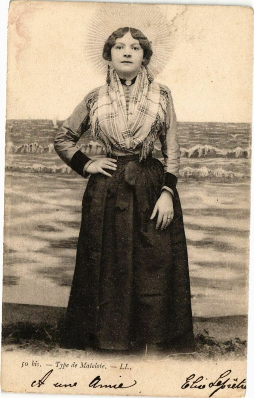 Carte postale ancienne Type de Matelote