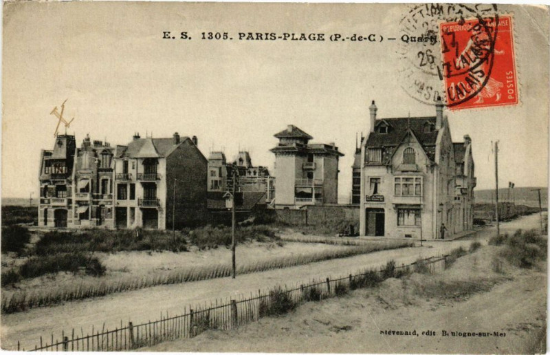 Carte postale ancienne Paris-Plage - Quarbi