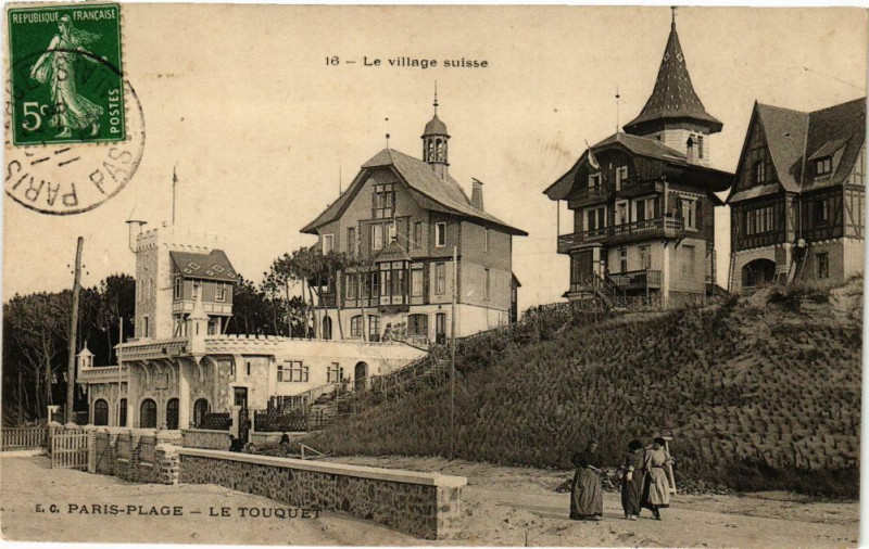 Carte postale ancienne Paris-Plage - Le Touquet