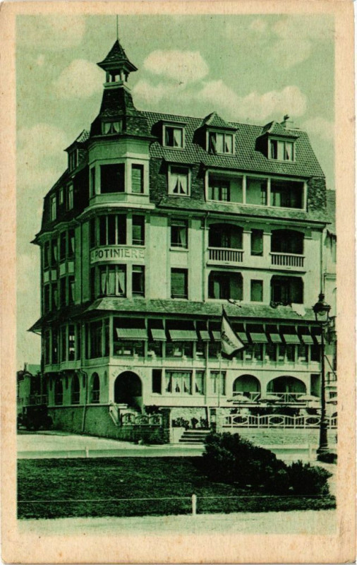 Carte postale ancienne Paris-Plage - L'Hotel La Potinniére