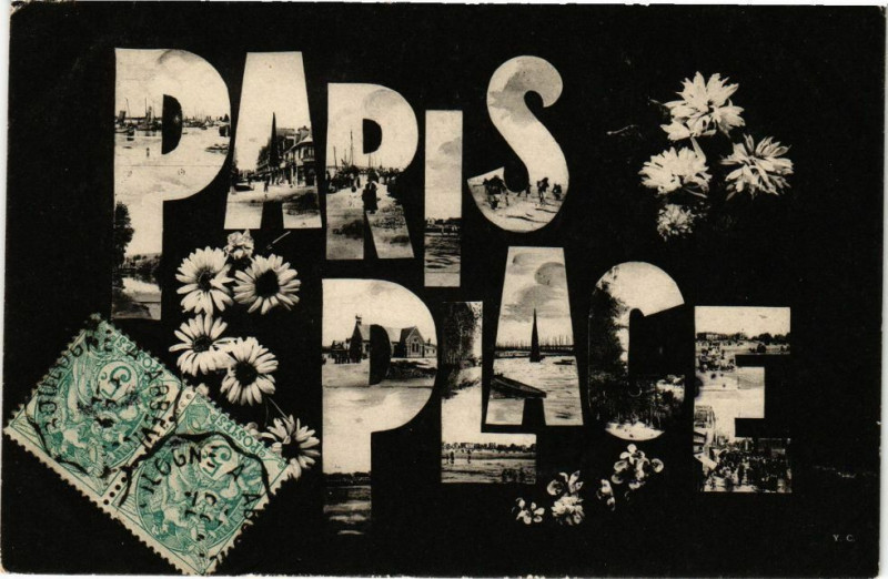 Carte postale ancienne Paris-Plage