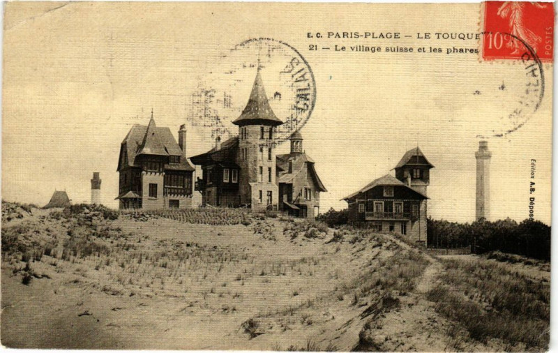 Carte postale ancienne Paris-Plage - Le Touquet