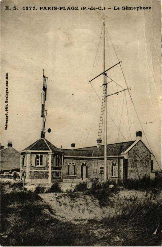 Carte postale ancienne Paris-Plage - Le Sémaphore