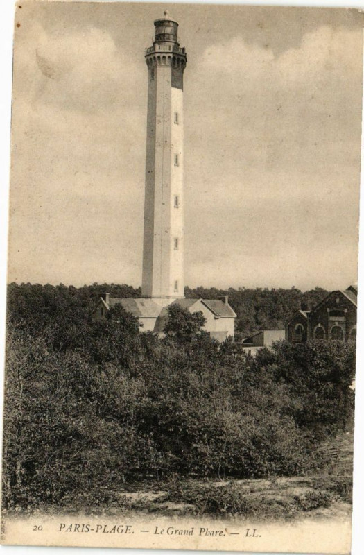 Carte postale ancienne Paris-Plage - Le Grand Phare