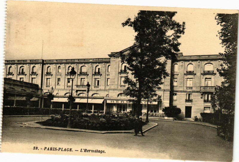 Carte postale ancienne Paris-Plage - L'Hermitage