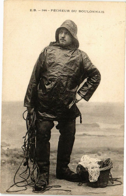 Carte postale ancienne Pécheur du Boulonnais