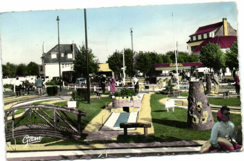Carte postale ancienne Stella-Plage La Golf miniature Boulevard Ed.-Labrasse