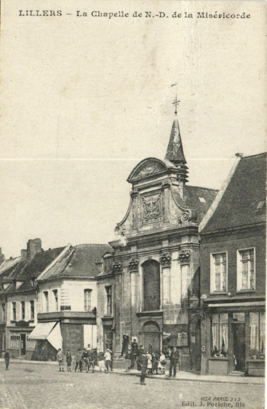 Carte postale ancienne Lilliers - La Chapelle de N.D. de la Miséricorde