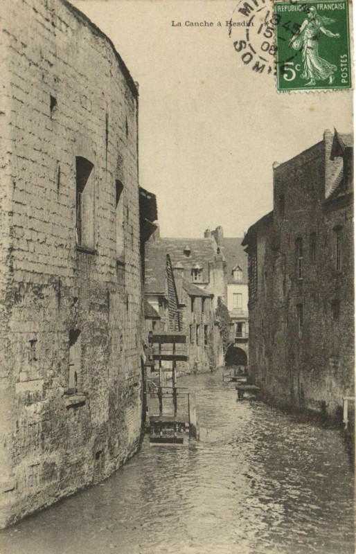 Carte postale ancienne La Canche a Resdin