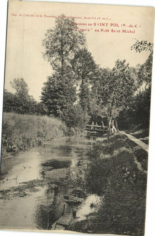 Carte postale ancienne Environs de Saint-Pol La Ternoire au Petit Saint-Michel